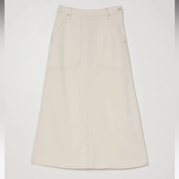ATELIER DELPHINE LORAINE. Erin Skirt antique white small New!